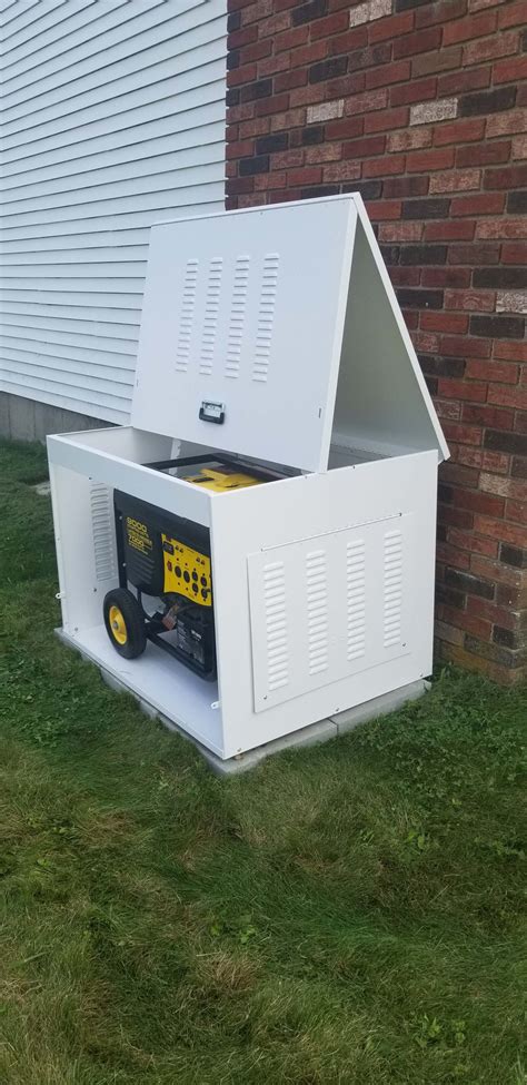 generator with stainless steel enclosure|outdoor enclosures for portable generators.